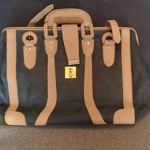Genuine Full Grain Buffalo Leather Briefcase